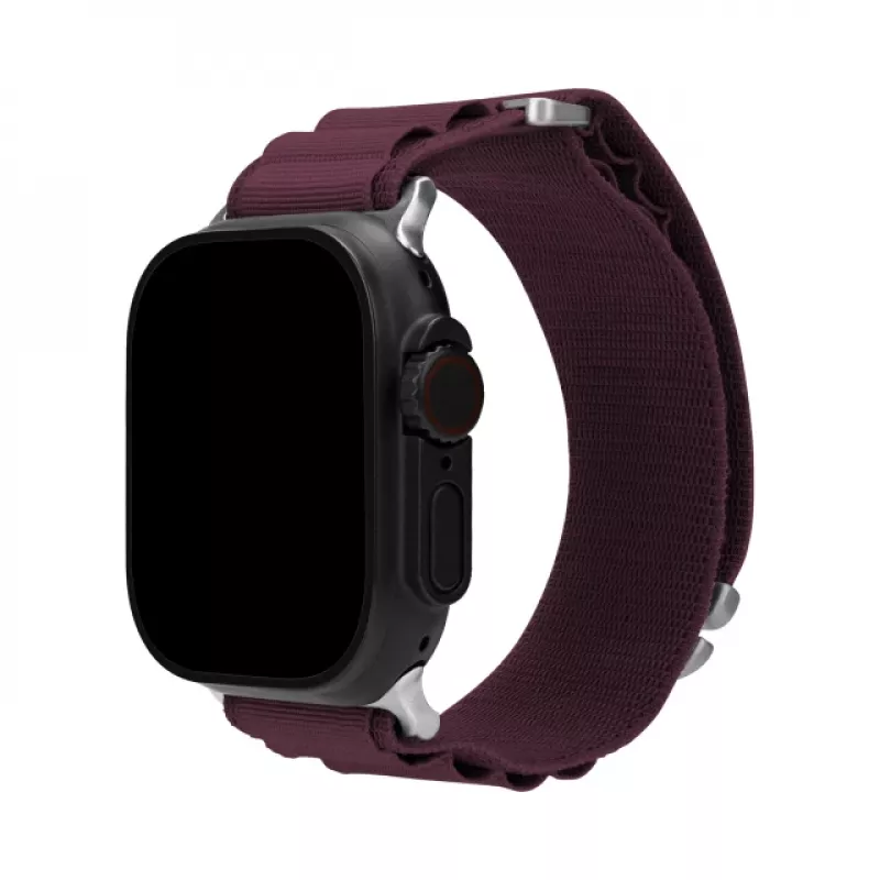 Mobilize Nylon Watch Band - Alpine - Titanium Connector - για Apple 38/40/41mm - Bordeaux