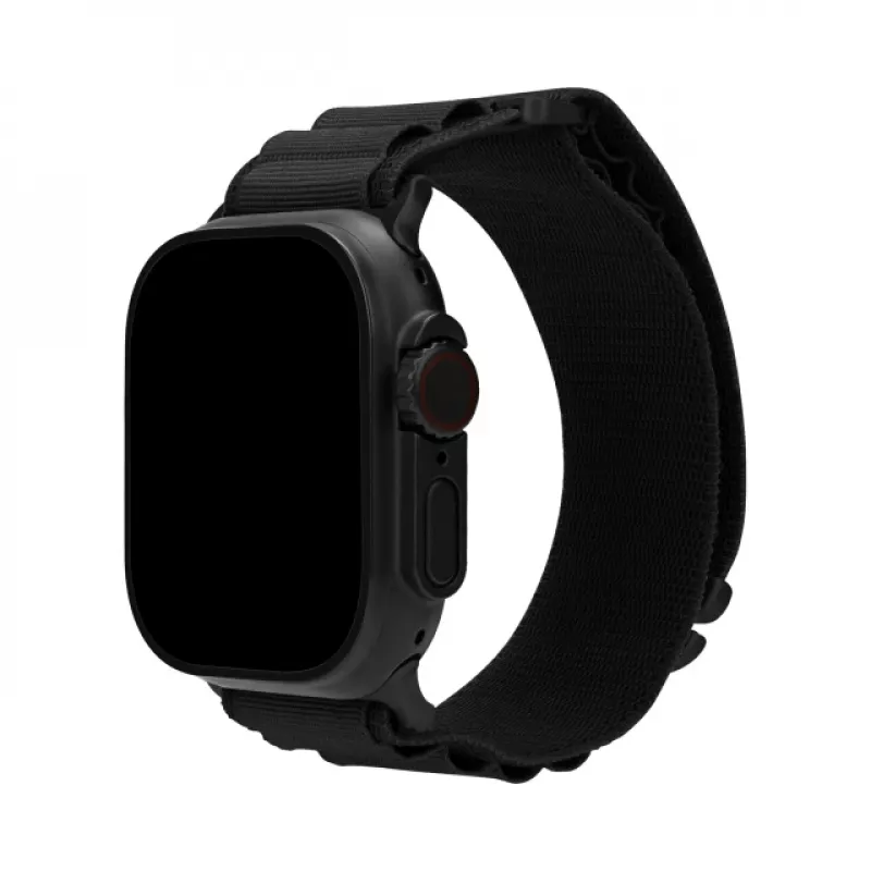 Mobilize Nylon Watch Band - Alpine - Black Connector - για Apple 38/40/41mm - μαύρο
