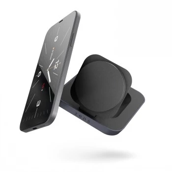 ZENS Magnetic Nightstand Charger - Βάση Ασύρματης Φόρτισης 20W για iPhone και AirPods (Μαύρο)
