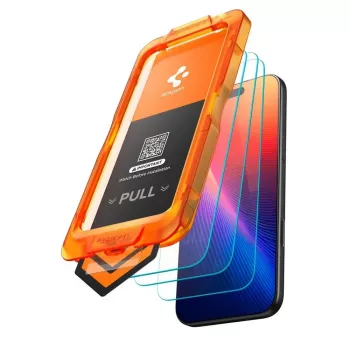Spigen Glas.tR AlignMaster Slim Συσκευασία 3 τεμ. Μεμβράνη Προστασίας Οθόνης από Σκληρυμένο Γυαλί για Apple iPhone 17
