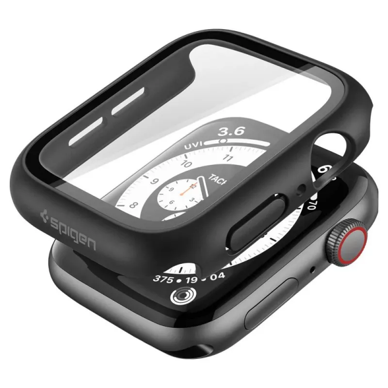 Spigen Thin Fit 360 Apple Watch 4 / 5 / 6 / SE 1 / 2 / 3 (44 mm) Μαύρο