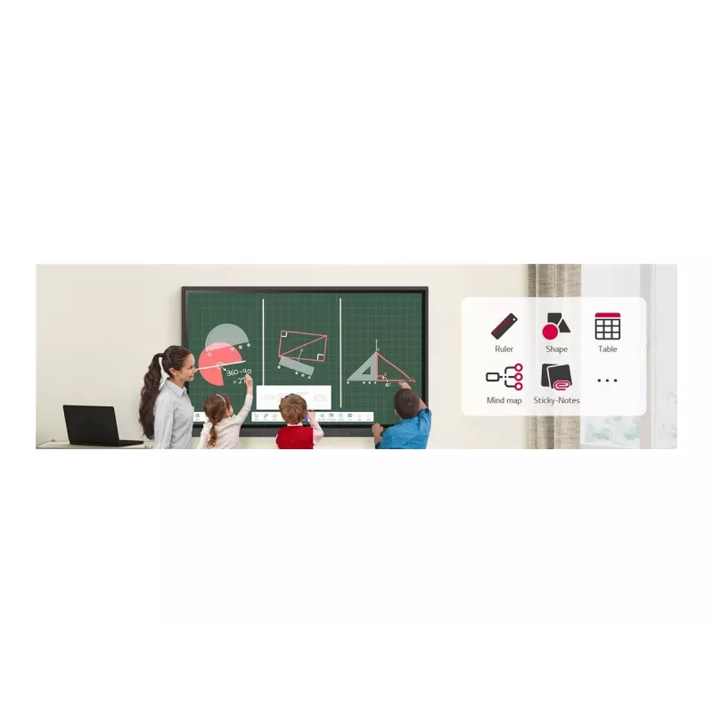 LG 86TR3DK-B 86 ίντσες UHD 390NITS 16/7 Touch Android 13 (EDLA) Διαδραστική Οθόνη