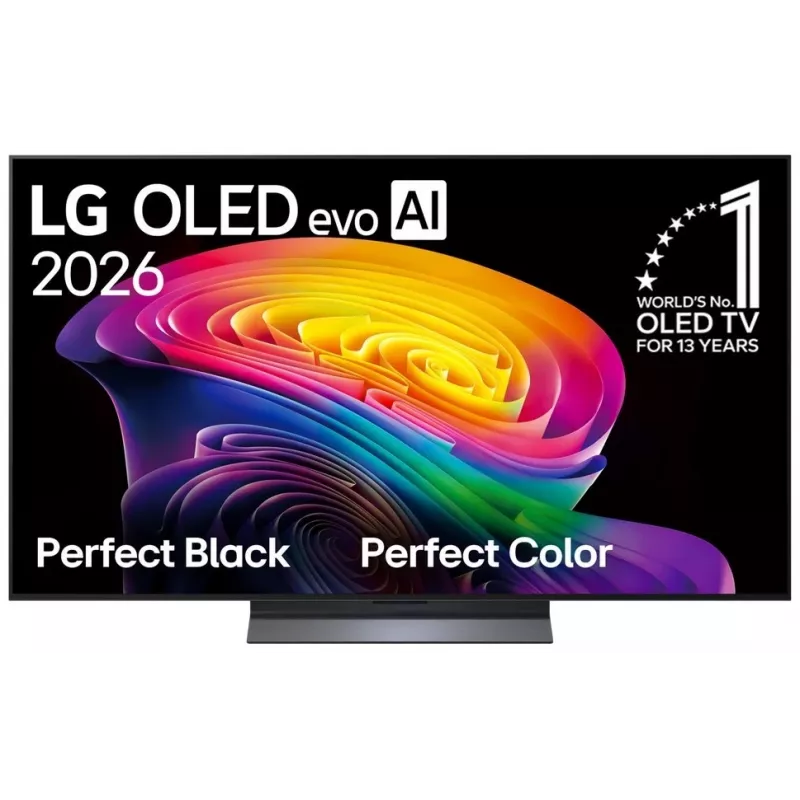 LG OLED55C61LA 55 ίντσες 4K OLED evo Smart TV, webOS, Μαύρο