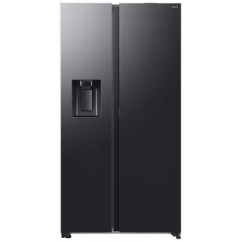 Samsung RS80F64KEFEO Αμερικανικού τύπου ψυγείο-καταψύκτης, 615L, Total No Frost, παροχέας νερού και παγάκια με σύνδεση νερού, όψη ανοξείδωτου χάλυβα