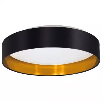 EGLO Maserlo 99539 LED Φωτιστικό Οροφής, 38 cm, Μαύρο/Χρυσό