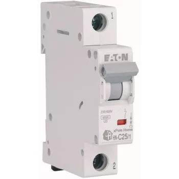EATON HN-C25/1 MCB Διακόπτης Προστασίας Γραμμής, 25A, 1-πολικός, Χαρακτηριστική C, 6kA