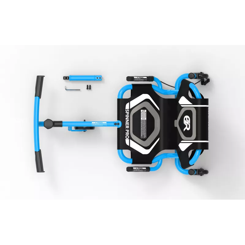EzyRoller Spinner Pro X Ποδήλατο-Καρτ με 360° Περιστροφή, Μπλε, 10+ ετών