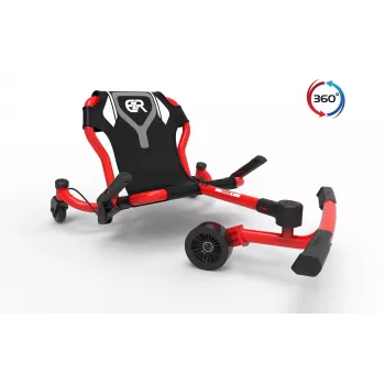 EzyRoller Spinner X Ride-On Go Kart - Ποδήλατο-Καρτ με 360° Περιστροφή - Κόκκινο