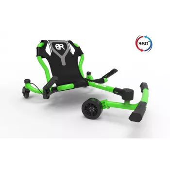 EzyRoller Spinner X Green 360° Drifting Ride-On για παιδιά 4-12 ετών