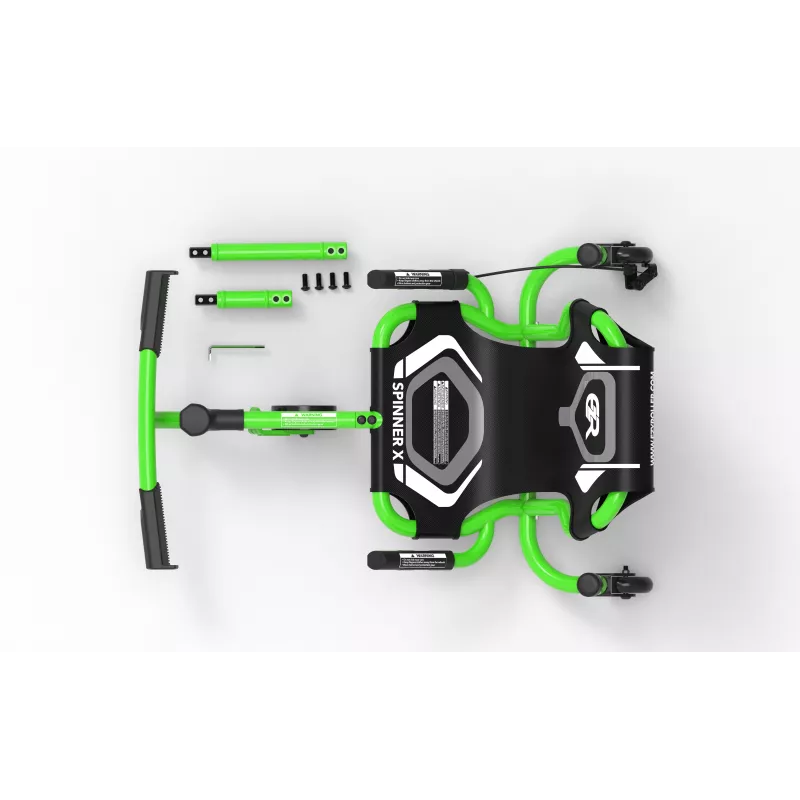 EzyRoller Spinner X Green 360° Drifting Ride-On για παιδιά 4-12 ετών