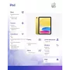 Apple iPad 10.9 11. Generation (2025) 128GB WiFi - κίτρινο