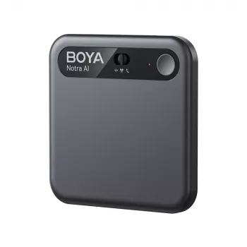 BOYA Notra Voice Recorder με AI μεταγραφή - μαύρο