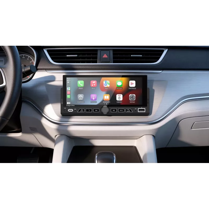 KRUGER & MATZ KM2017 Ραδιοφωνικός δέκτης αυτοκινήτου 1DIN με Apple CarPlay και Android Auto