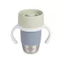 Beaba Ανοξείδωτο ποτήρι εκπαίδευσης 360° Pebble Grey