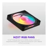 NZXT F140 RGB 140mm μαύρος ανεμιστήρας