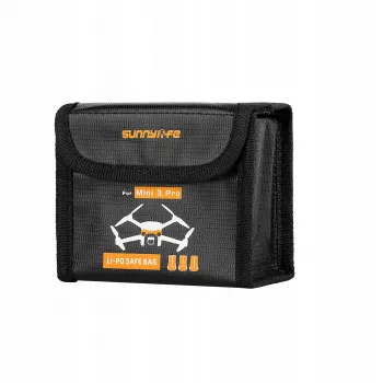 SUNNYLIFE Θήκη μεταφοράς μπαταρίας για DJI Mini 3 Pro / Mini 4 Pro - Για 3 μπαταρίες Li-Po (Μαύρο)