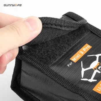 SUNNYLIFE Θήκη μεταφοράς μπαταρίας για DJI Mini 3 Pro / Mini 4 Pro - Για 3 μπαταρίες Li-Po (Μαύρο)