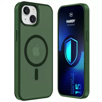 3MK PROTECTION Apple iPhone 15 - 3mk Hardy Hazy MagCase Πράσινο