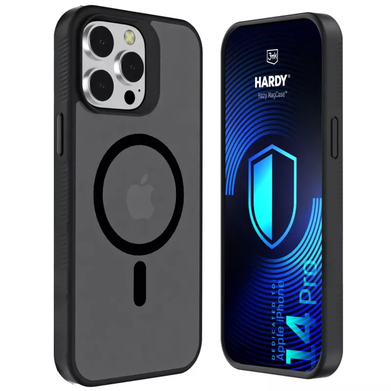 3MK PROTECTION Apple iPhone 14 Pro - 3mk Hardy Hazy MagCase Μαύρο