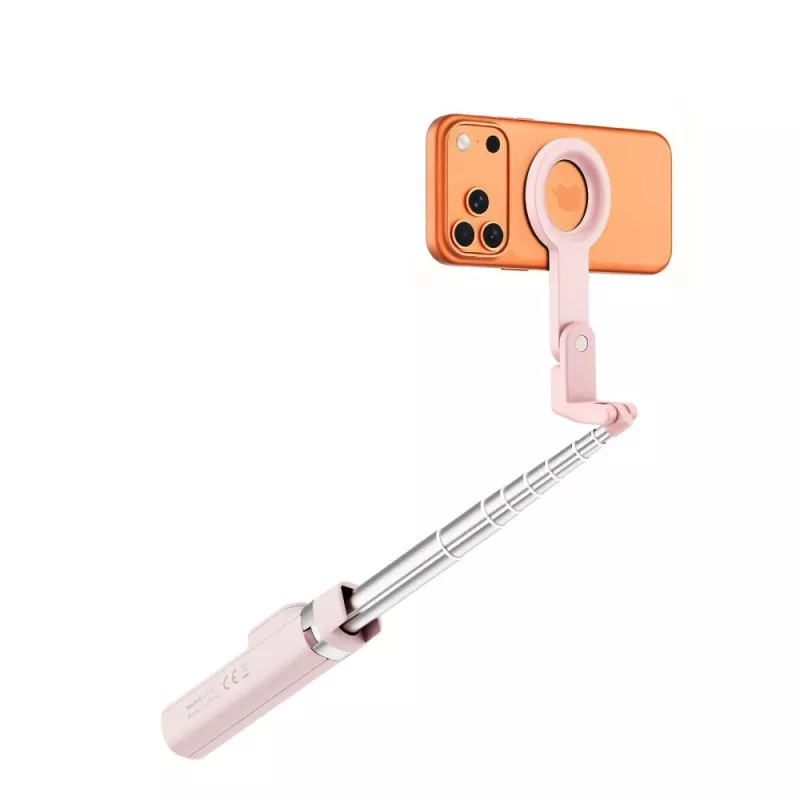 TECH-PROTECT L11S MagSafe Bluetooth Selfie Stick Τρίποδο Ροζ