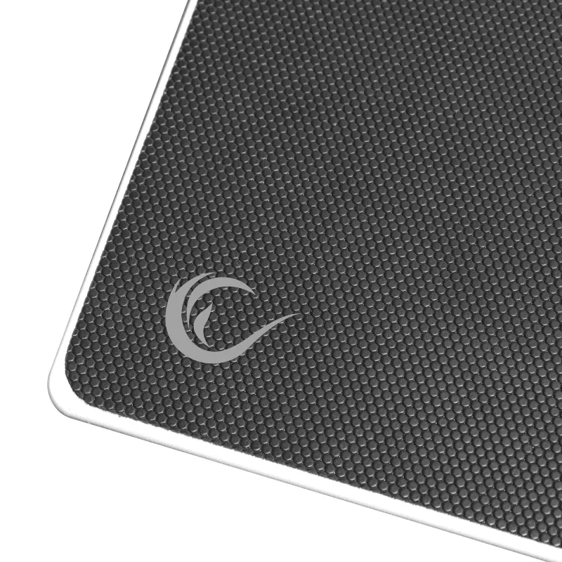 Rampage Vision Glass Mouse Pad XL 450x400 mm Micro-Etched Tempered Glass Μαύρο