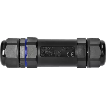 ORNO Ίσιος Συνδετήρας Καλωδίου M25 IP68 5x6mm² 450V/30A OR-AE-13604