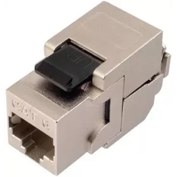 SOLARIX Cat.6 STP RJ45 Keystone Module, IDC Χωρίς Εργαλεία, Μαύρο