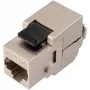SOLARIX Cat.6 STP RJ45 Keystone Module, IDC Χωρίς Εργαλεία, Μαύρο