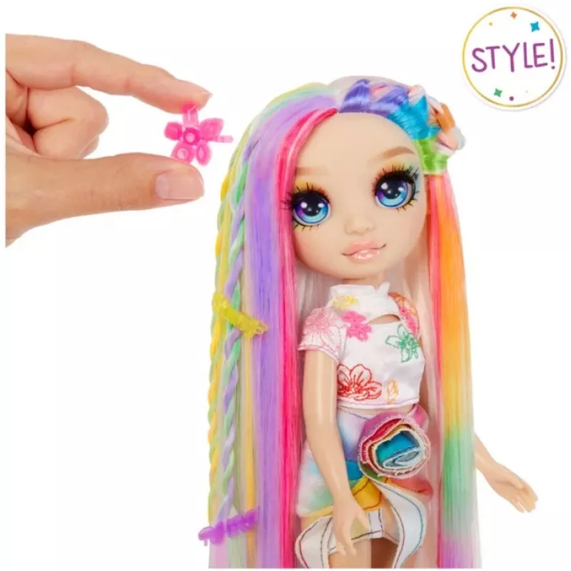 MGA Rainbow High Hair Chalk & Style Κούκλα - Amaya Raine