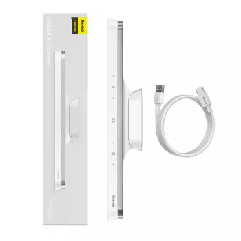 Baseus Magnetic Stepless Pro φωτιστικό οθόνης με touchpanel (λευκό)