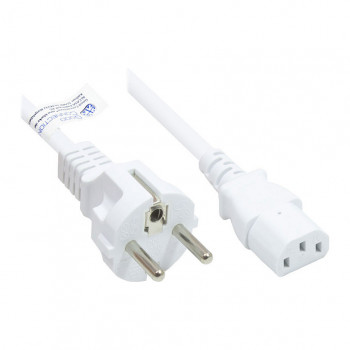 Good Connections καλώδιο ρεύματος Schuko αρσενικό σε IEC C13, λευκό, 1m