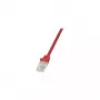 LogiLink CP1024U CAT 5e U/UTP Καλώδιο patch, 0,5 m, Κόκκινο, RJ45, Snagless