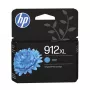 HP 912XL High Yield Cyan Γνήσιο Μελανοδοχείο