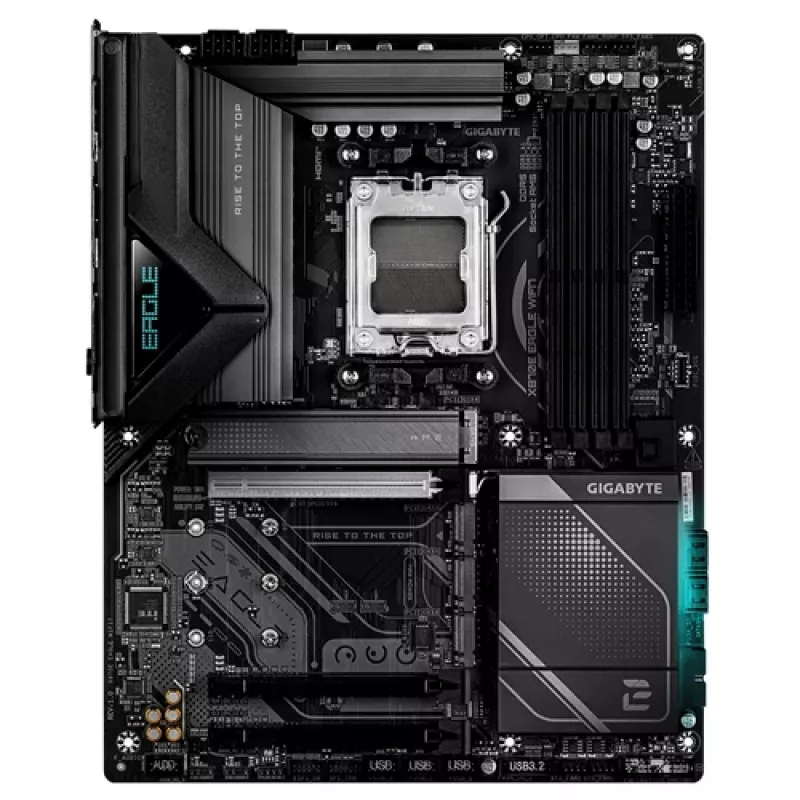 GIGABYTE X870E EAGLE WIFI7 AM5 ATX Μητρική, 4x DDR5, HDMI, DP, 4x M.2, USB4, Wi-Fi 7, 5GbE