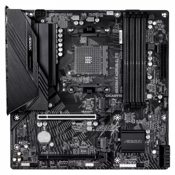 GIGABYTE B550M X AORUS ELITE AM4 Micro-ATX Μητρική, AMD B550, 4x DDR4, HDMI/DP, 2x M.2, 2.5GbE, Wi-Fi 6E