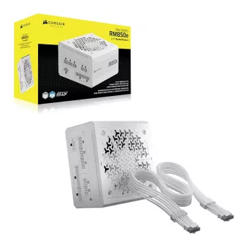 CORSAIR RMe White Series RM850e 2026 Cybenetics Platinum πιστοποιημένο 850W πλήρως modular ATX τροφοδοτικό