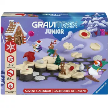 Ravensburger GraviTrax Junior χριστουγεννιάτικο ημερολόγιο - 24 ημέρες εκπλήξεις μαρμάρινης διαδρομής