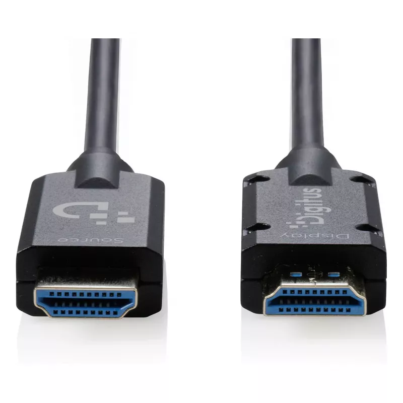DIGITUS Armored HDMI 2.1 Active Optical Καλώδιο, 8K UHD, 20 m, μαύρο