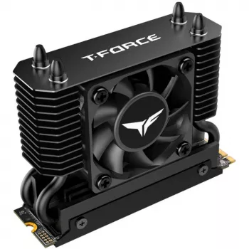 Team Group T-Force GC PRO 2TB M.2 2280 PCIe Gen5 NVMe SSD με T-FORCE DARK AirFlow ψύκτρα, Μαύρο