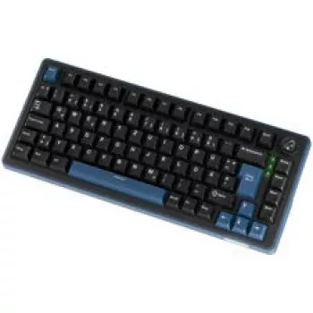 Ducky OK-M 75 μηχανικό gaming πληκτρολόγιο, 75% Layout, Hot-Swappable KTT Tactile διακόπτες, RGB φωτισμός, ISO, Μαύρο