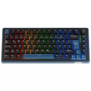 Ducky OK-M 75 μηχανικό gaming πληκτρολόγιο, 75% Layout, Hot-Swappable KTT Tactile διακόπτες, RGB φωτισμός, ISO, Μαύρο