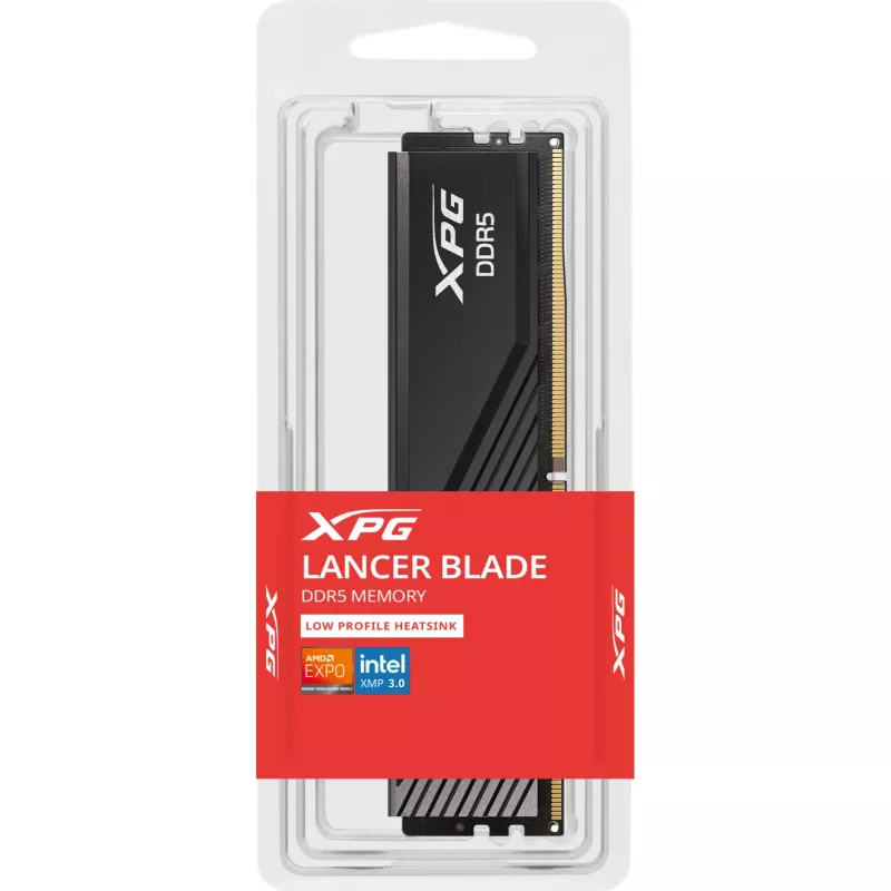 ADATA XPG Lancer Blade 16GB DDR5-6000 U-DIMM CL28 Μαύρο (AX5U6000C2816G-SLABBK)