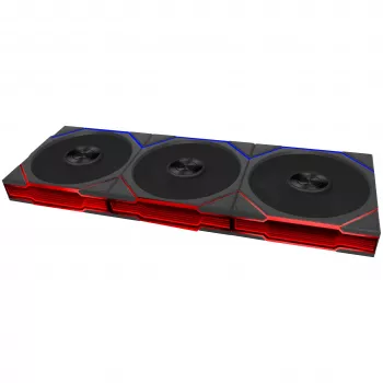 Lian Li UNI FAN TL FLEX Wireless ARGB ανεμιστήρας 120mm συσκευασία 3 τεμ. με controller - Μαύρο