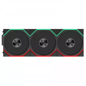 Lian Li UNI FAN TL FLEX Wireless ARGB ανεμιστήρας 120mm συσκευασία 3 τεμ. με controller - Μαύρο