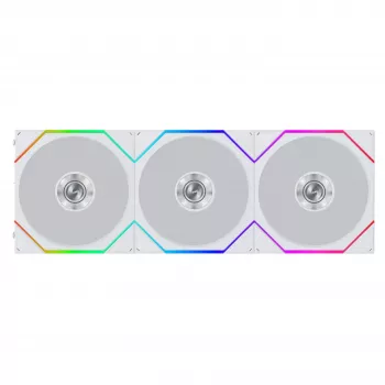Lian Li UNI FAN TL FLEX Wireless ARGB ανεμιστήρας 120mm, Λευκό, συσκευασία 3 τεμ. με controller