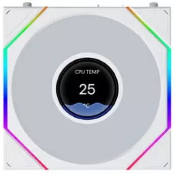 Lian Li UNI FAN TL LCD FLEX Wireless ARGB Reverse Blade ανεμιστήρας 120mm - Λευκό