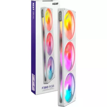 NZXT F360 RGB Λευκό 360mm All-in-One Υδρόψυκτο CPU