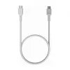 Green Cell PowerStream Καλώδιο USB-C σε USB-C 100W PD 2m Λευκό