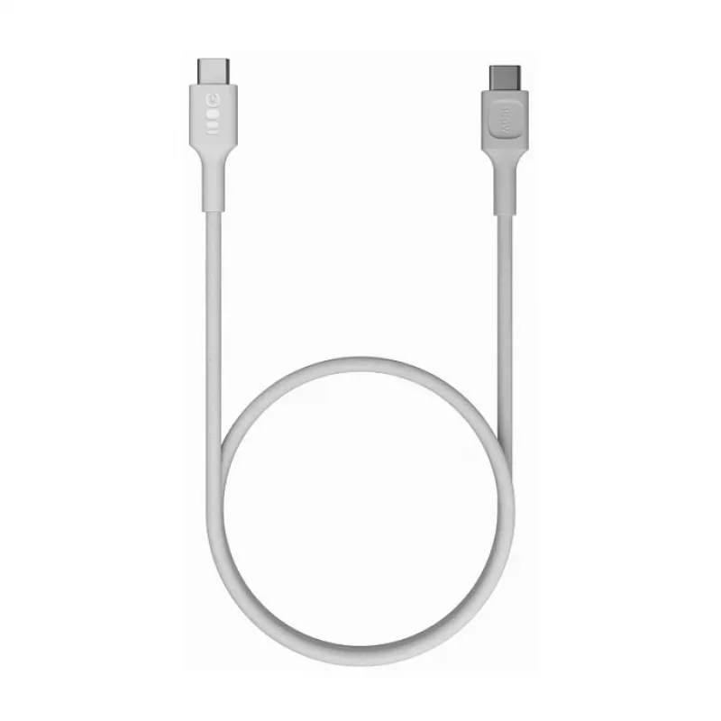 Green Cell PowerStream Καλώδιο USB-C σε USB-C 100W PD 2m Λευκό