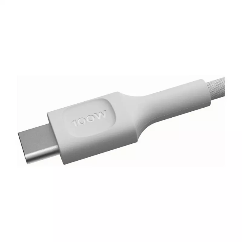 Green Cell PowerStream Καλώδιο USB-C σε USB-C 100W PD 2m Λευκό